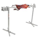 VEVOR Spanferkelgrill Lammgrill 117 cm, 41 kg Edelstahl Drehspieß Spießbratengrill 42 W, Lammgrill BBQ Grill...