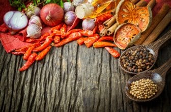 Zutaten und Gewürze für Thailändische Rezepte