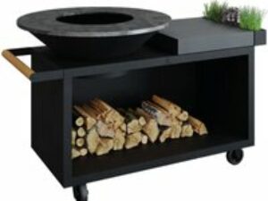 OFYR Feuerschale Island Black 100 PRO Keramik Dunkelgrau