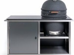 INDRAdesign Blackline Küchenmodul für Keramikgrill Ø 60 cm, anthrazit