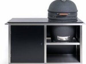 INDRAdesign Blackline Küchenmodul für Keramikgrill Ø 60 cm, schwarz