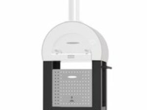 Alfa Forni Unterbau für Pizzaofen 5 Minuti (Linea Classico), Schwarz