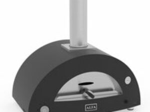 Alfa Forni 2 Pizze Brio, Hybrid-Pizzaofen, Schwarz
