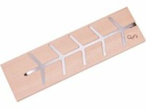 Monolith Buchenholz Flammlachsbrett, 50 x 14 cm