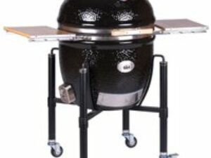 Monolith LeChef BBQ Guru Pro 2.0 inkl. Gestell & Seitentische, Schwarz