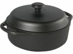 Skeppshult runder Bräter mit Gusseisendeckel, 3 l