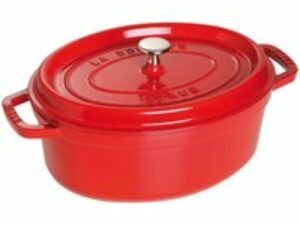STAUB Cocotte, 29 cm, Kirsch-Rot, Gusseisen