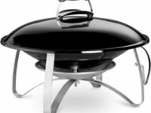Weber Fireplace tragbare Feuerschale, Schwarz