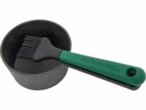 Big Green Egg Saucentopf aus Gusseisen mit Streichpinsel