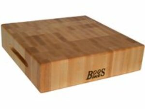 Boos Blocks Hackblock Stirnholz Classic, Ahorn 30x30x7,5 cm