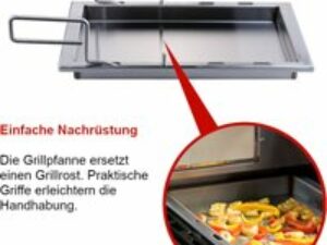 SANTOS Plancha, Einsatzpfanne für Weber Genesis II ab 600er