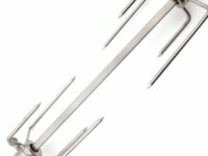 SANTOS Premium Grillspieß Drehspieß Set für Kugelgrill (Ø 57 cm) Edelstahl