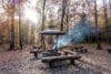 Grillplatz im Wald