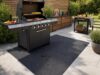 Grill Unterlegmatte als sinnvolles Zubehör für BBQ, Grill, Smoker und Outdoorküche