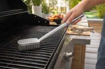 Grillbürste aus Edelstahl als unverzichtbares Zubehör für BBQ, Grillen, Smoken und die Outdoorküche
