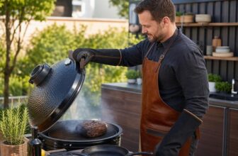 Grillhandschuhe extra lang als unverzichtbares Zubehör für BBQ, Grillen, Smoken und die Outdoorküche