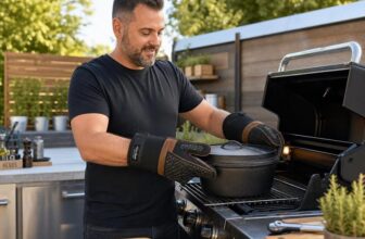 Grillhandschuhe in Größe XXL als unverzichtbares Zubehör für BBQ, Grillen, Smoken und die Outdoorküche