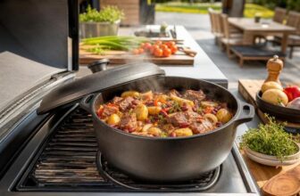 Grilltopf aus Gusseisen als unverzichtbares Zubehör für BBQ, Grillen, Smoken und die Outdoorküche
