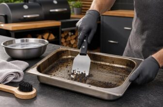 Grillwannen-Schaber als sinnvolles Zubehör für BBQ, Grillen, Smoken und die Outdoorküche