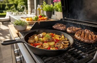 Gusspfanne für den Grill als unverzichtbares Zubehör für BBQ, Smoker und Outdoorküche