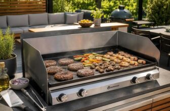 Plancha Spritzschutz als sinnvolles Zubehör für BBQ, Grillen, Smoken und die Outdoorküche