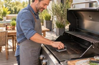 Grillrost-Reinigungspad als unverzichtbares Zubehör für BBQ, Grillen, Smoken und die Outdoorküche