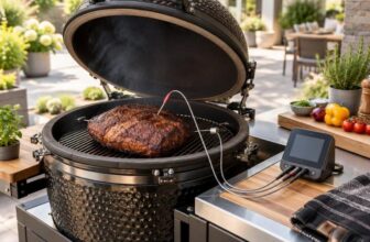 Grillthermometer für Kamado als unverzichtbares Zubehör für BBQ, Smoken und Outdoorküche