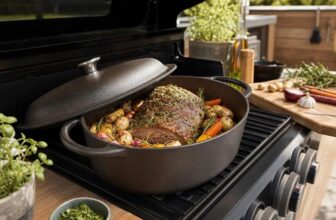 Gusseisen-Bräter-Grill: Unverzichtbares Zubehör für BBQ, Grillen, Smoken und die Outdoorküche