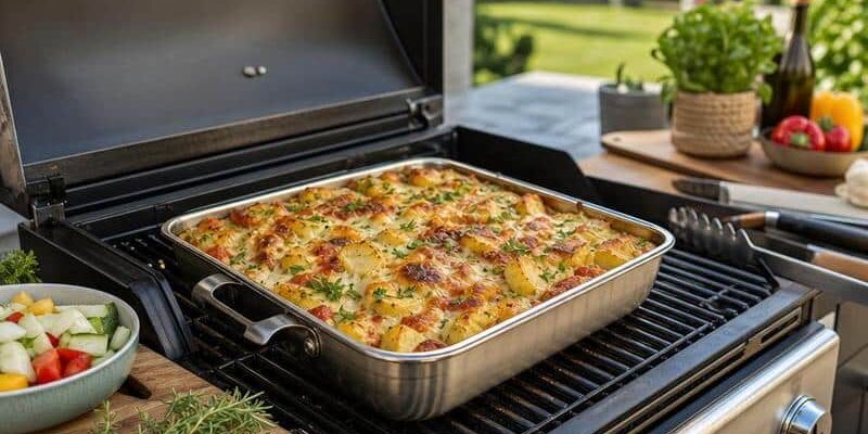 Grill-Kasserolle: Robustes Zubehör für BBQ, Grill, Smoker und Outdoorküche
