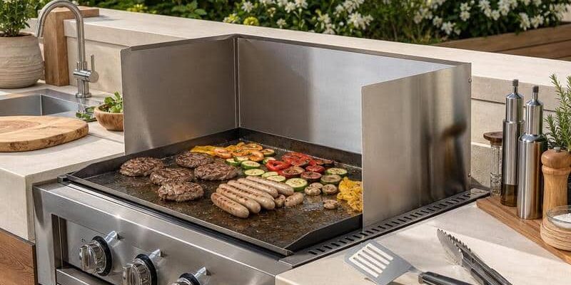Grill Spritzschutz: sinnvolles Zubehör für BBQ, Smoker und Outdoorküche