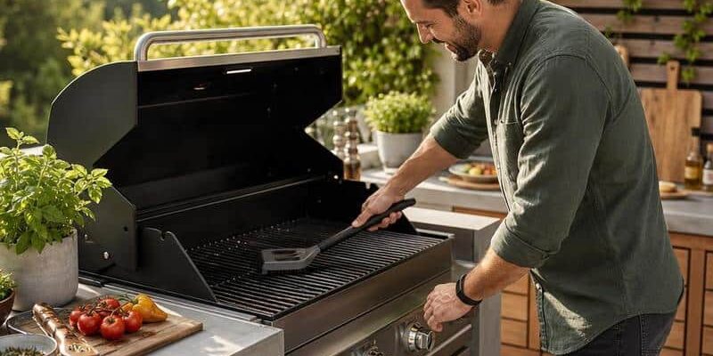 Grillbürste ohne Draht als unverzichtbares Zubehör für BBQ, Grillen, Smoken und die Outdoorküche