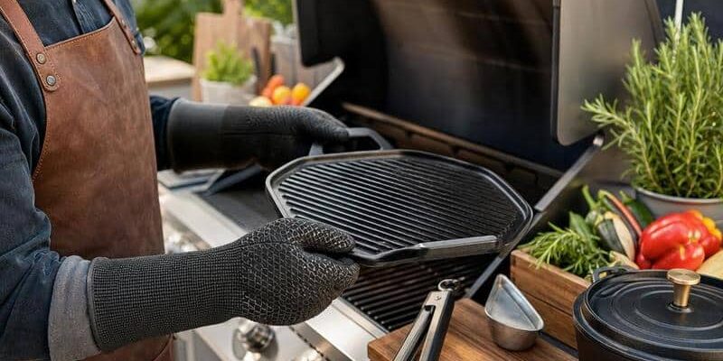 Grillhandschuhe Aramid: Unverzichtbares Zubehör für BBQ, Smoker, Grill und Outdoorküche