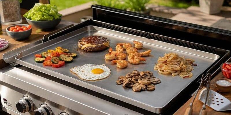 Grillplatte Edelstahl als unverzichtbares Zubehör für BBQ, Grillen, Smoken und die Outdoorküche
