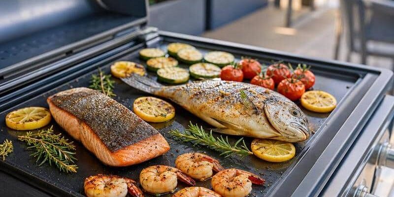 Grillplatte für Fisch als unverzichtbares Zubehör für BBQ, Grillen, Smoken und die Outdoorküche