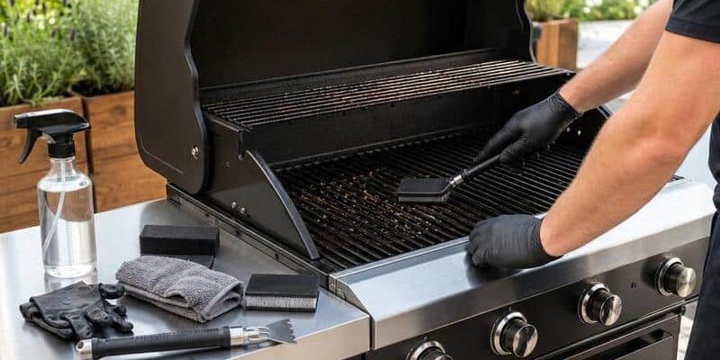Grillreinigung Set als unverzichtbares Zubehör für BBQ, Smoker und Outdoorküche