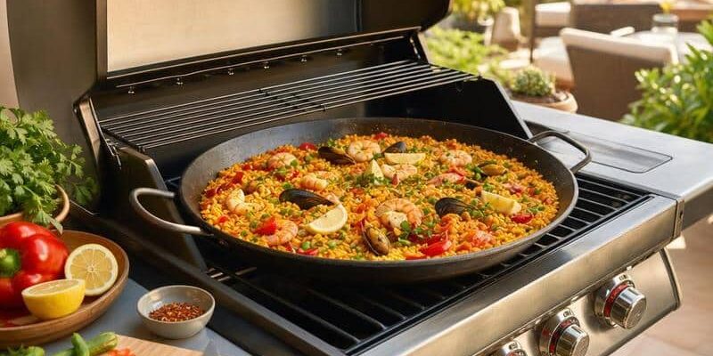 Paellapfanne für den Grill: unverzichtbares Zubehör für BBQ, Smoken und Outdoorküche