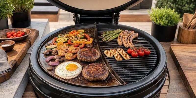 Plancha für den Kamado: sinnvolles Zubehör für BBQ, Grillen, Smoken und die Outdoorküche