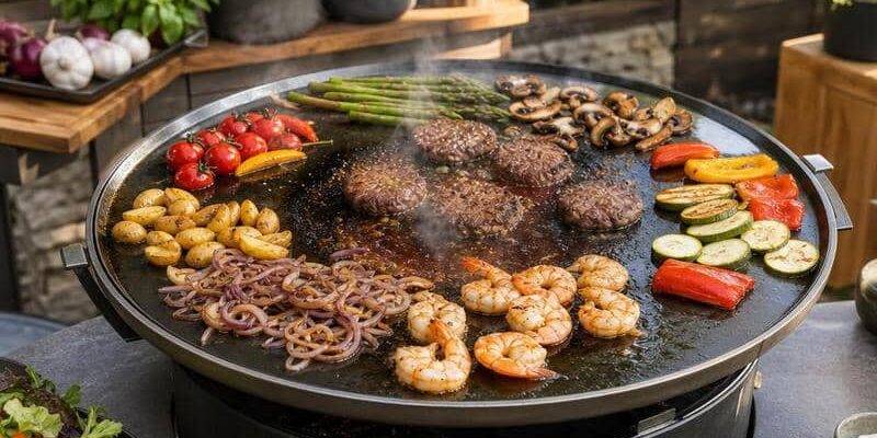 Plancha rund: Das passende Zubehör für BBQ, Grillen, Smoken und die Outdoorküche