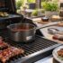 Plancha für den Seitenbrenner als starkes Zubehör für BBQ, Grillen, Smoken und die Outdoorküche