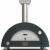 Alfa Forni Hybrid Pizzaofen Moderno 2 Pizze, Ardesia Grau